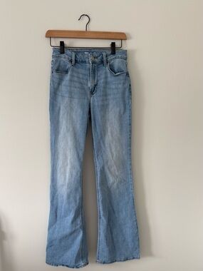OLD NAVY High Rise Flare Jeans (size 0)